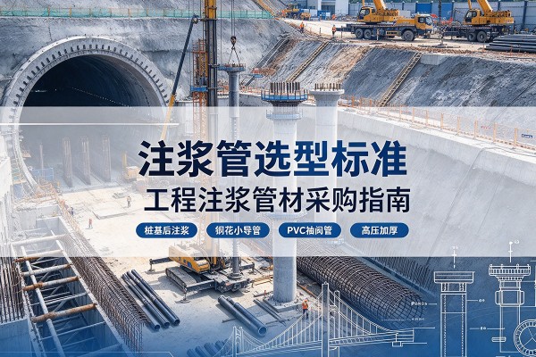 衡东注浆管选型标准